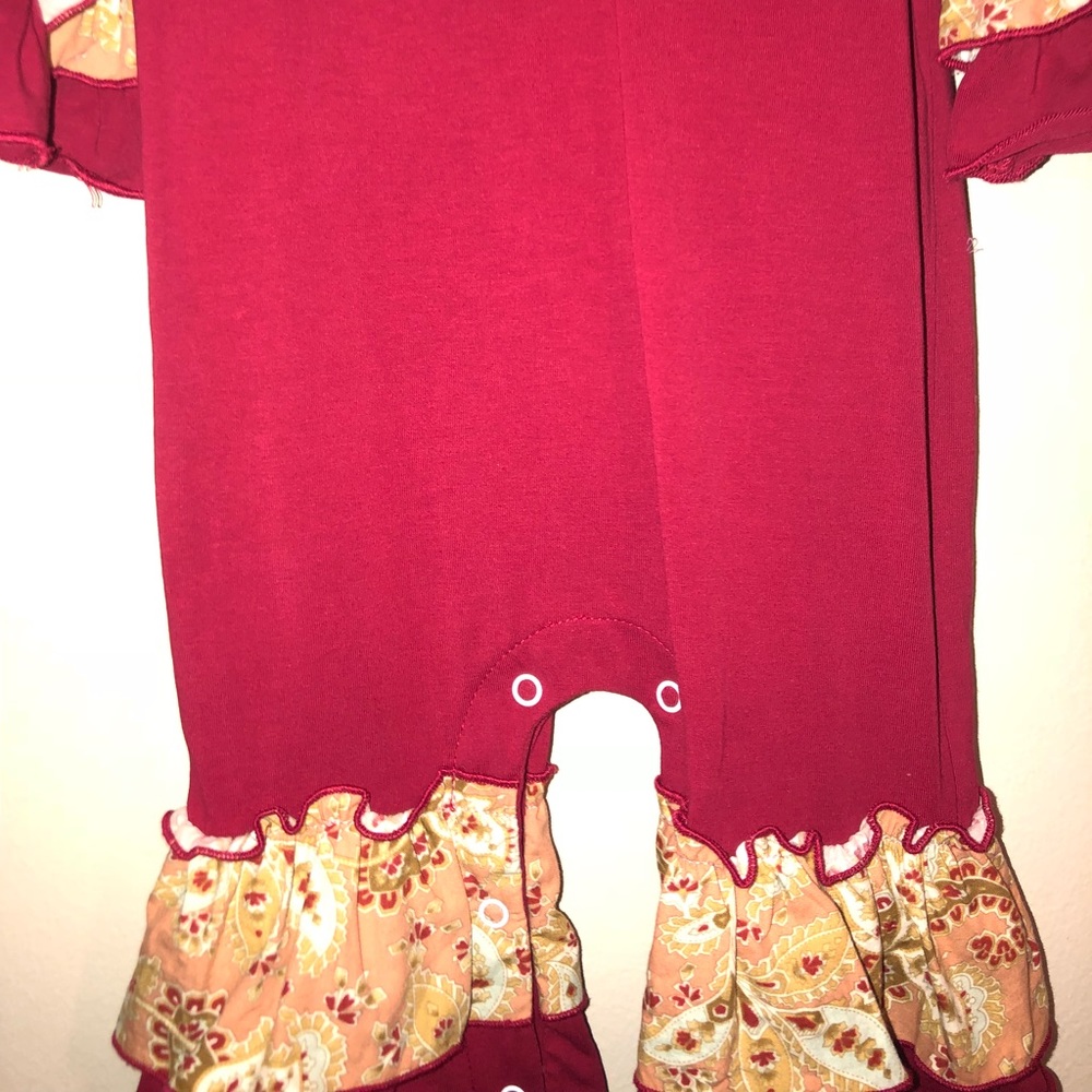 Banana split Fall Romper - Picture 3 of 5